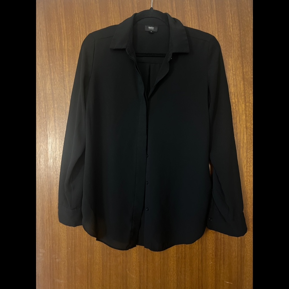 Black Button-Up Shirt